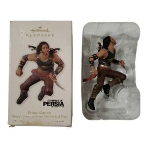 Hallmark Keepsake Ornament Disney Prince Of Persia Prince Dastan 2010